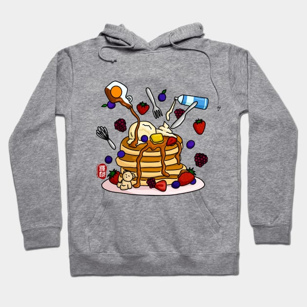 Pancake Hoodie by Fan Doodle